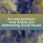 Art and Activism: How Artists are Addressing Social Issues