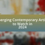 Emerging Contemporary Artists to Watch in 2024