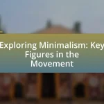Exploring Minimalism: Key Figures in the Movement