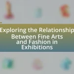 Exploring the Relationship Between Fine Arts and Fashion in Exhibitions