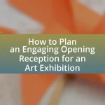 How to Plan an Engaging Opening Reception for an Art Exhibition