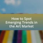 How to Spot Emerging Trends in the Art Market