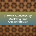 How to Successfully Market a Fine Arts Exhibition