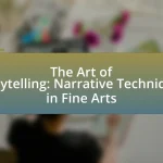 The Art of Storytelling: Narrative Techniques in Fine Arts