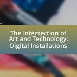 The Intersection of Art and Technology: Digital Installations