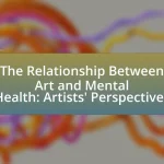 The Relationship Between Art and Mental Health: Artists’ Perspectives