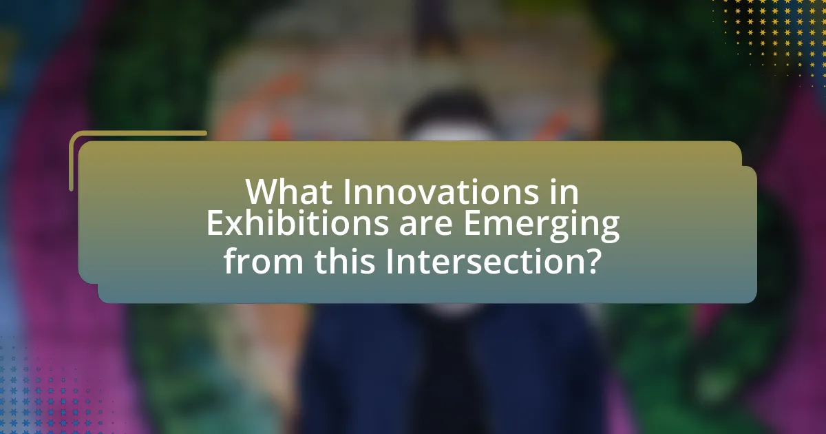 What Innovations in Exhibitions are Emerging from this Intersection?